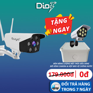 Camera wifi tuya 2.0mpx full HD 1920 x 1080p siêu nét chống nước đêm có màu chính hãng