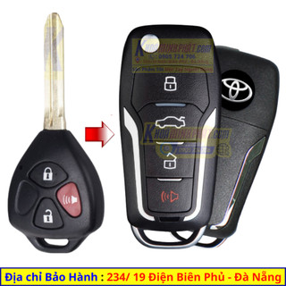 Chìa Khoá Remote xe Toyota Innova, Fortuner, Vios, Hilux, Altis mẫu V12