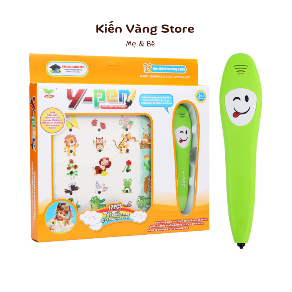 Bút đọc thông minh kèm thẻ học giáo dục sớm Montessories