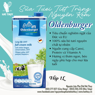 Sữa Tươi Oldenburger Đức 1L
