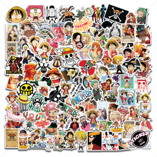 Sticker ONE PIECE - ĐẢO HẢI TẶC Chống Nước Dán Trang Trí Va Li, Xe, Laptop, Nón Bảo Hiểm, Đàn Guitar