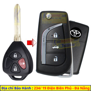 Chìa Khoá điều khiển xe ô tô đà nẵng Toyota Innova, Fortuner, Vios, Hilux, Altis mẫu V13