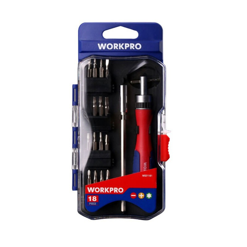 Bộ tua vít sửa điện tử 18 đầu vít-tiện dụng cao cấp WP200516 WORKPRO tại TPHCM