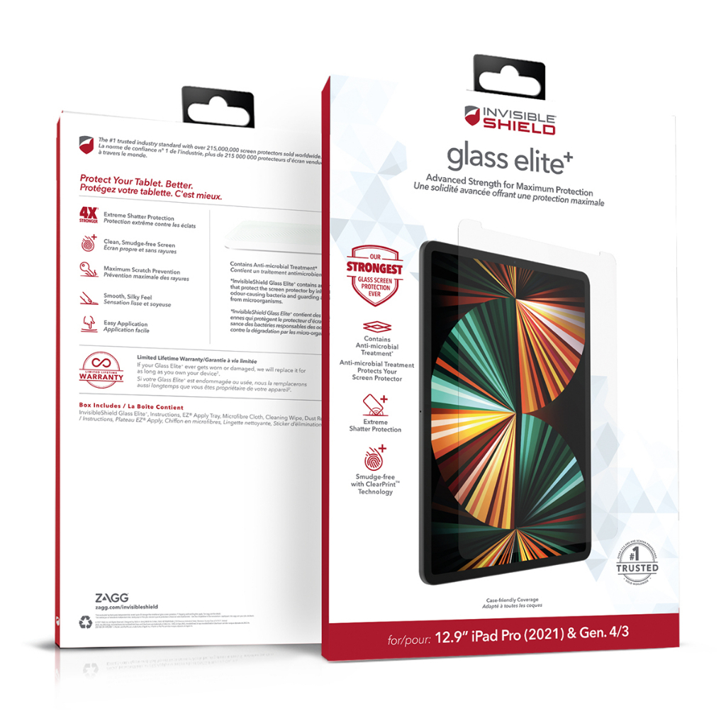 Miếng dán màn hình InvisibleShield Glass Elite+ iPad Pro 12.9 inch