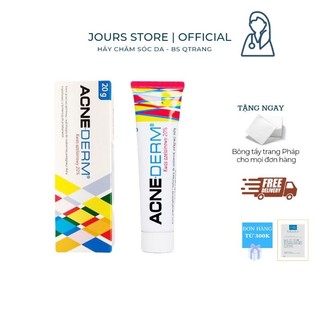 Kem giảm mụn mờ thâm acnederm, acid azaleic 20%