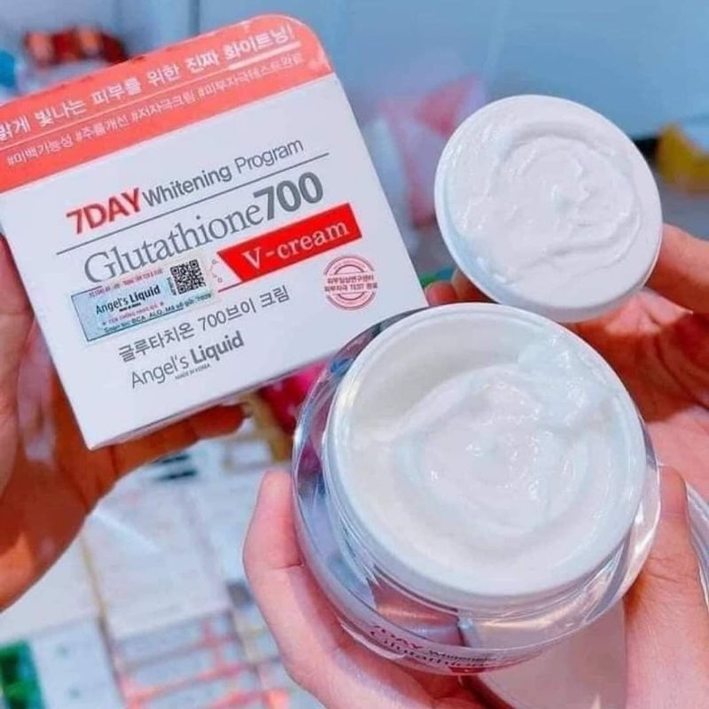 Kem dưỡng trắng da 7DAY GLUTATHIONE 700 VCREAM ANGEL'S LIQUID