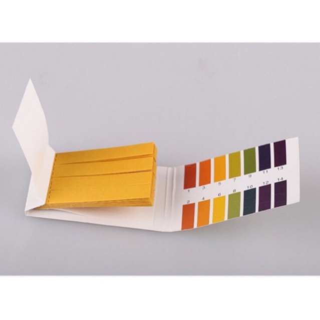 Giấy đo pH - giấy quỳ tím Quy Nguyên 80 miếng