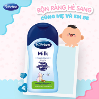 Date T8/2023 Sữa dưỡng thể cho trẻ sơ sinh Chiết xuất bơ hạt mỡ Bubchen Milk 400ML