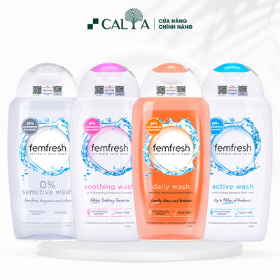 Dung Dịch Vệ Sinh Phụ Nữ Femfresh Daily Intimate Wash Cân Bằng Độ PH, Làm Sạch Nhẹ Nhàng 250ml
