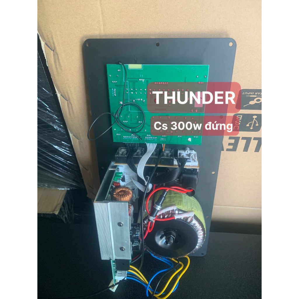 Mạch loa kéo 4 tất đôi có Reverb chóng hú nguồn Đôi 36V