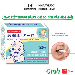 Gạc rơ lưỡi cho bé tanaphar hộp 50 cái - Gạc rơ lưỡi đông pha hộp 5 cái