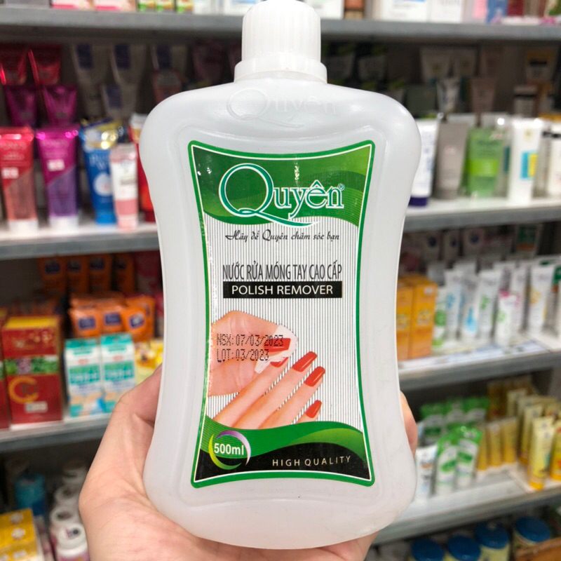 Nước rửa móng tay cao cấp Quyên 500ml