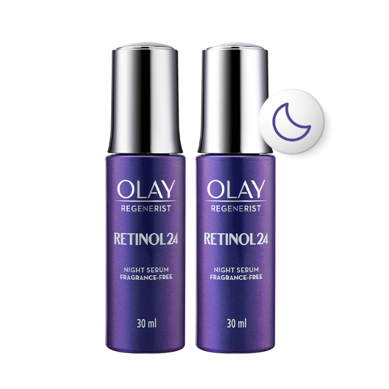 Combo 2 Serum/Tinh Chất Thúc Đẩy Tái Tạo Da & Mờ Nếp Nhăn OLAY REGENERIST Chứa Chiết Xuất RETINOL24 (30ML X2)