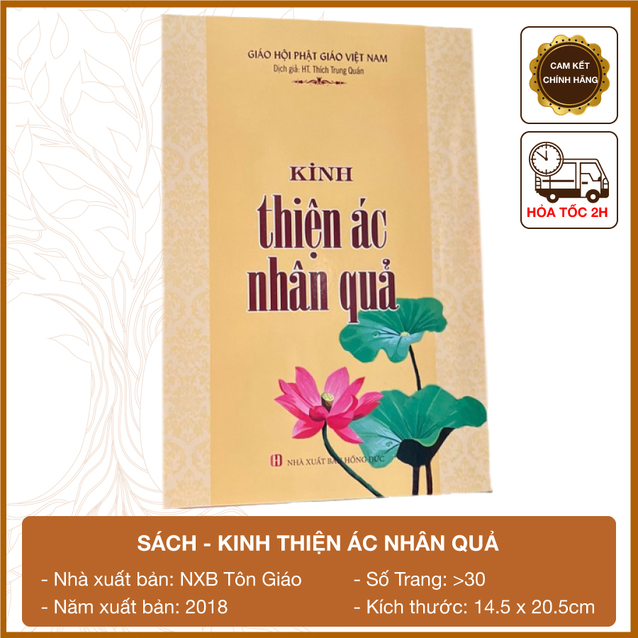 Sách - Kinh Thiện Ác Nhân Quả