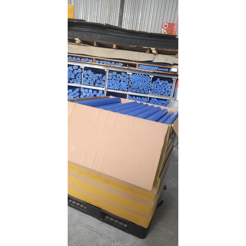 Thanh nhựa MC Nylon phi 40mm, dài 0.5m hoặc 1m