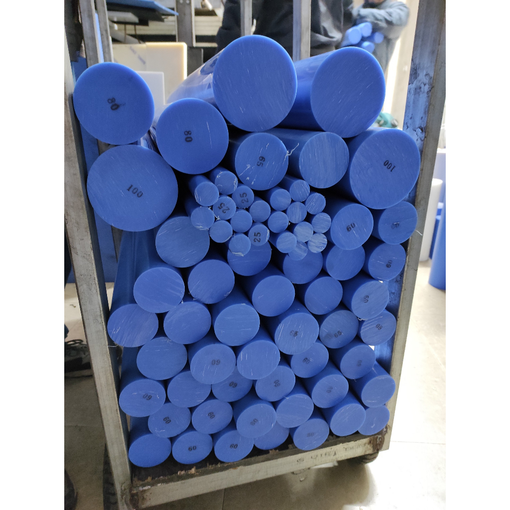 Thanh nhựa MC Nylon phi 40mm, dài 0.5m hoặc 1m