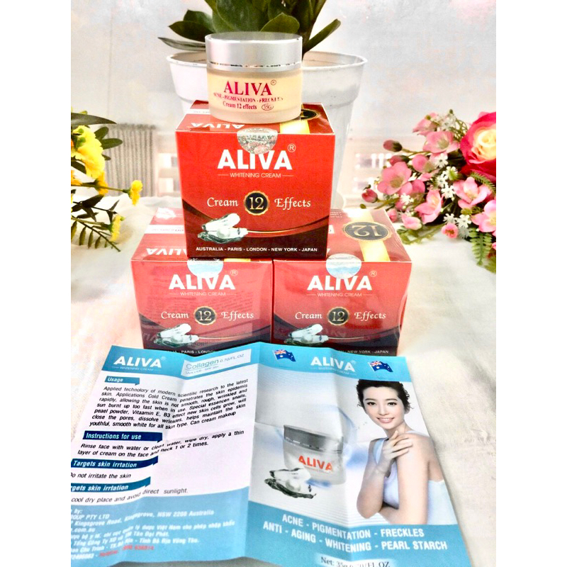 KEM ALIVA COLLAGEN 12 TÁC DỤNG -AUSTRALIA (35g)