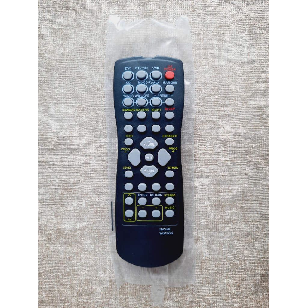 Remote điều khiển dàn âm thanh Yamaha RX-V340 RX-V350 RX-V357 RX-V359 Hr5830 RAV22 WG70720 RAV22,...Zin hãng tặng Pin