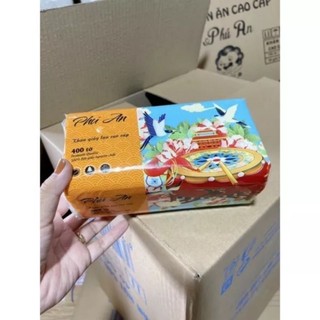 Combo 5 bịch khăn giấy lụa cao cấp phú an 4 lớp cao cấp siêu dai