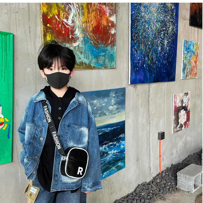 Túi đeo vai đeo chéo đi chơi họa tiết chữ R nhiều màu đẹp mắt cho bé trai bé gái