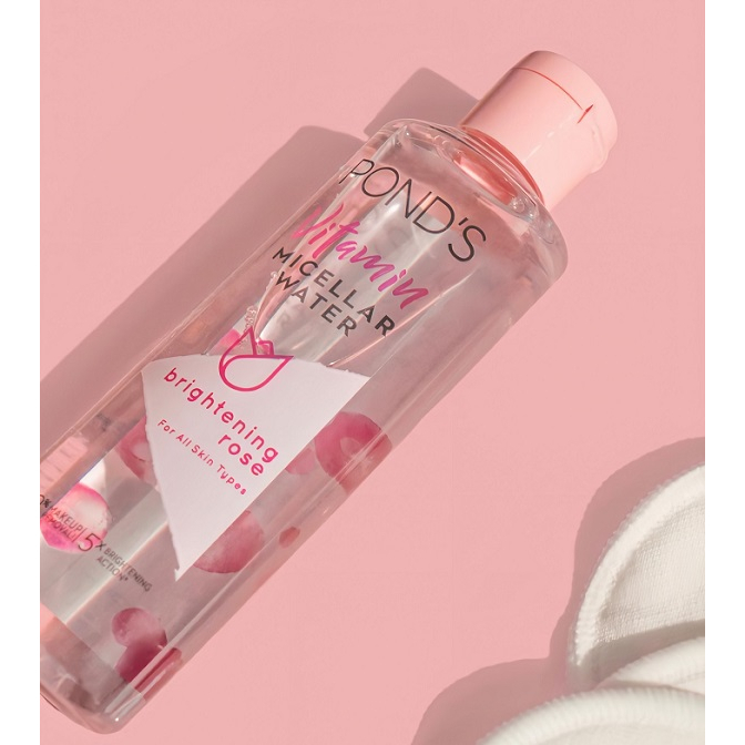 Nước Tẩy Trang Pond's Vitamin Và Hoa Hồng Sáng Da 235ml Micellar Water Vitamin Bright