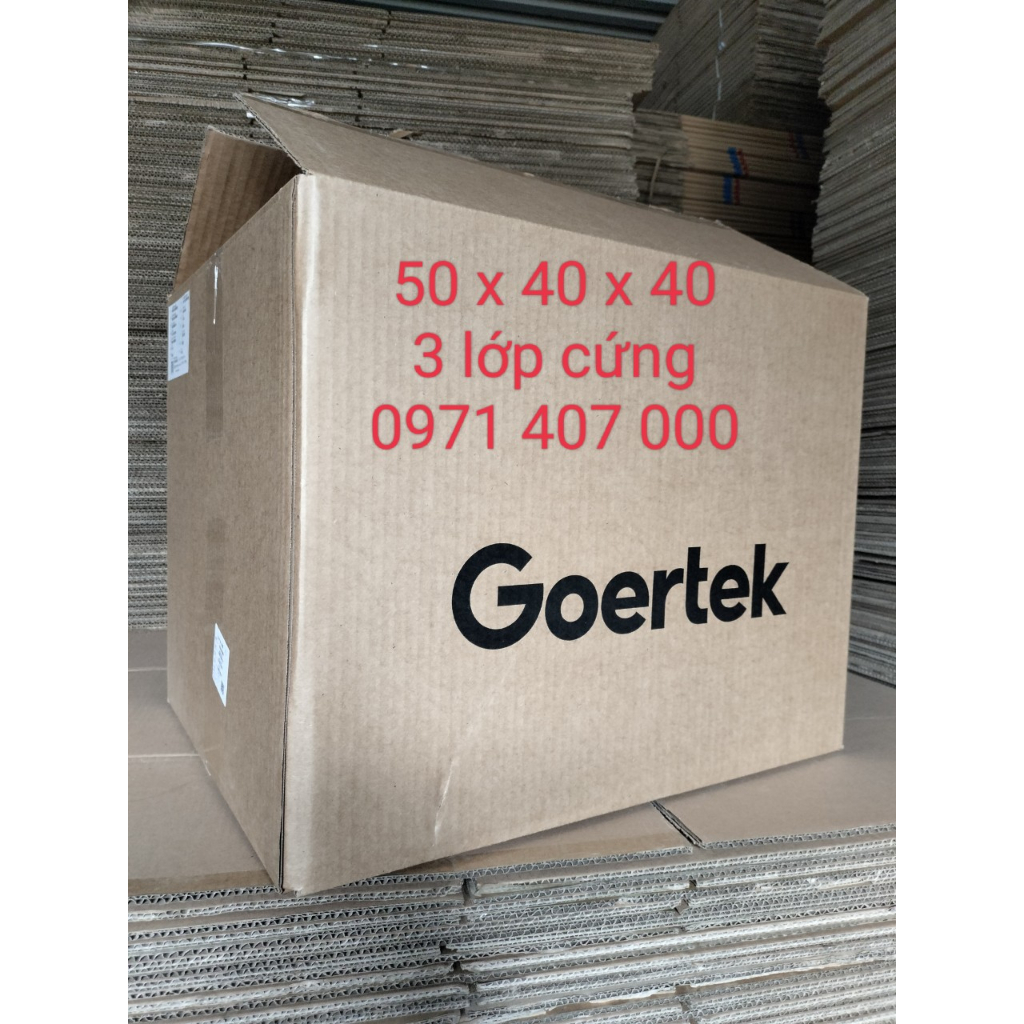 Thùng carton 3 lớp chuyển nhà Dài 50 x rộng 40 x Cao 40