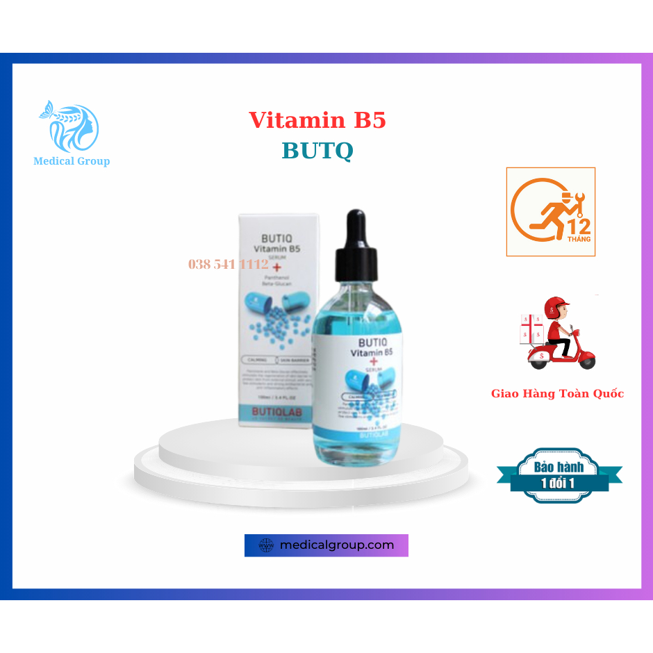 Serrum B5 BUTIQ_Vitamin B5 Chăm Sóc Da Phục Hồi Da