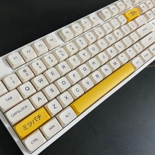 Bộ Keycap XDA MILK HONEY BEE ONG VÀNG CHO BÀN PHÍM CƠ (XDA profile)