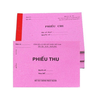 Phiếu thu, phiếu chi 1 liên, 2 liên hàng chuẩn có rãnh xé