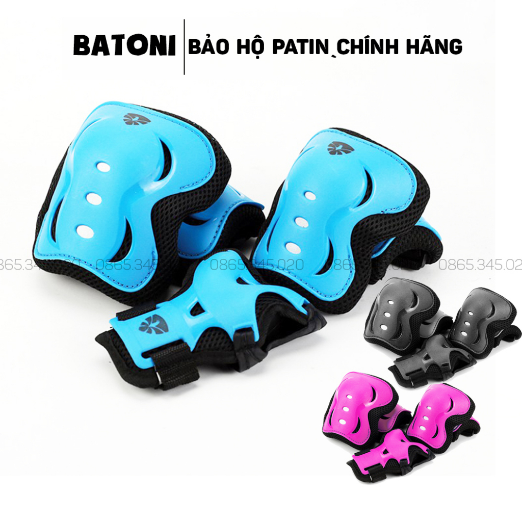Bảo Hộ Patin Cho Bé, Bộ bảo hộ cao cấp phù hợp trượt patin, trượt ván, đi xe đạp