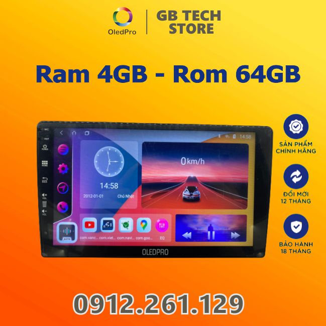 Màn Hình DVD Android cho Ô Tô 0LED X5 Ram 4gb/64gb Chính Hãng Chip 8 Nhân. Lắp Xe Ô Tô, Bh 18 Tháng