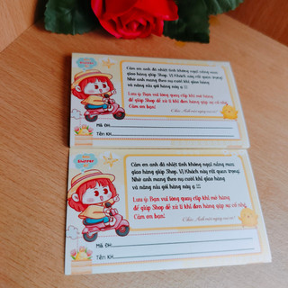 100 Tem dán cảm ơn shipper, NHÃN DÁN CÁM ƠN SHIPPER