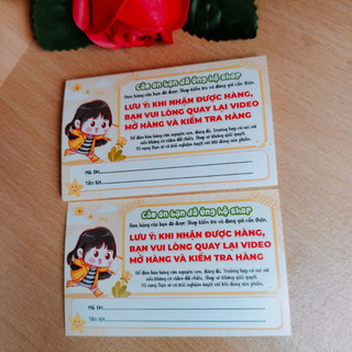 100 Tem dán cảm ơn shipper, NHÃN DÁN CÁM ƠN SHIPPER