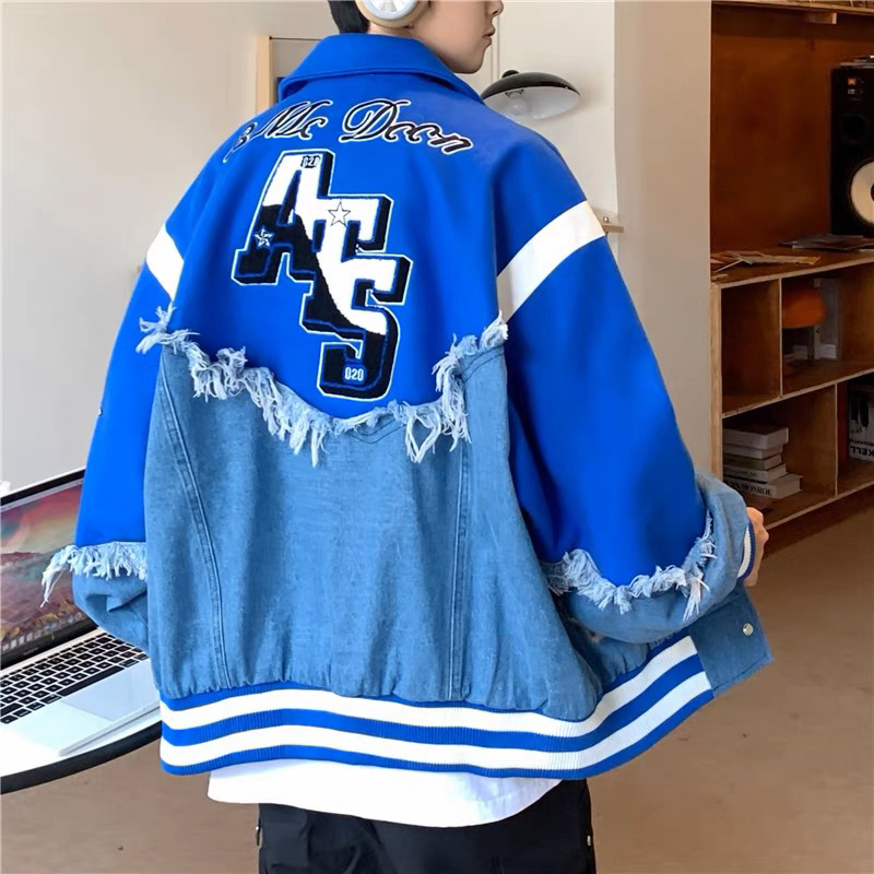 ÁO KHOÁC NAM VIỀN RÁCH