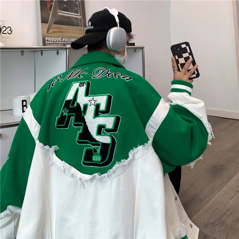 ÁO KHOÁC NAM VIỀN RÁCH