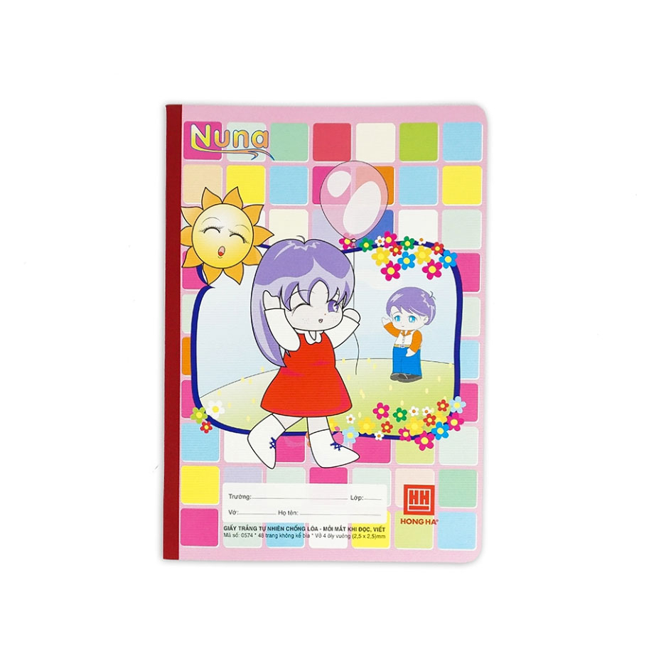 VỞ Ô Li 48 TRANG HỒNG HÀ NUNA