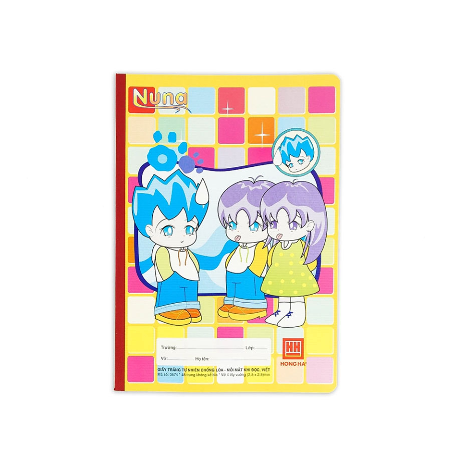 VỞ Ô Li 48 TRANG HỒNG HÀ NUNA