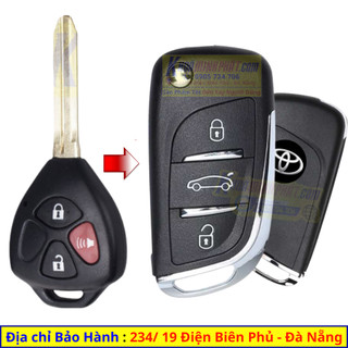 Chìa khoá xe Toyota Innova, Fortuner, Vios, Hilux, Altis mẫu V11