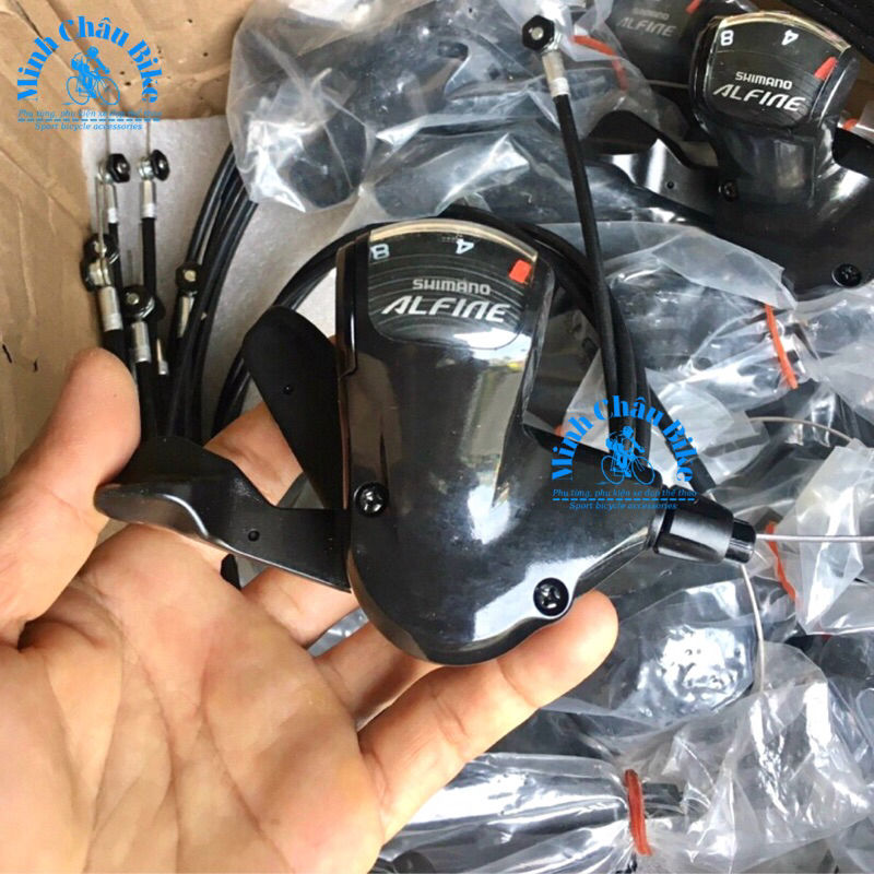 Tay chuyển số Alfine SL-S503 cho đùm số 8 tốc độ bên trong. Alfine SL-S503 shifter for internal 8-speed hubs