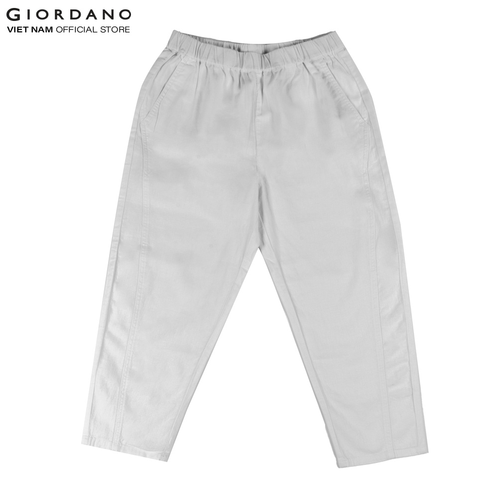 Quần Lửng Linen Nữ Giordano 05420228