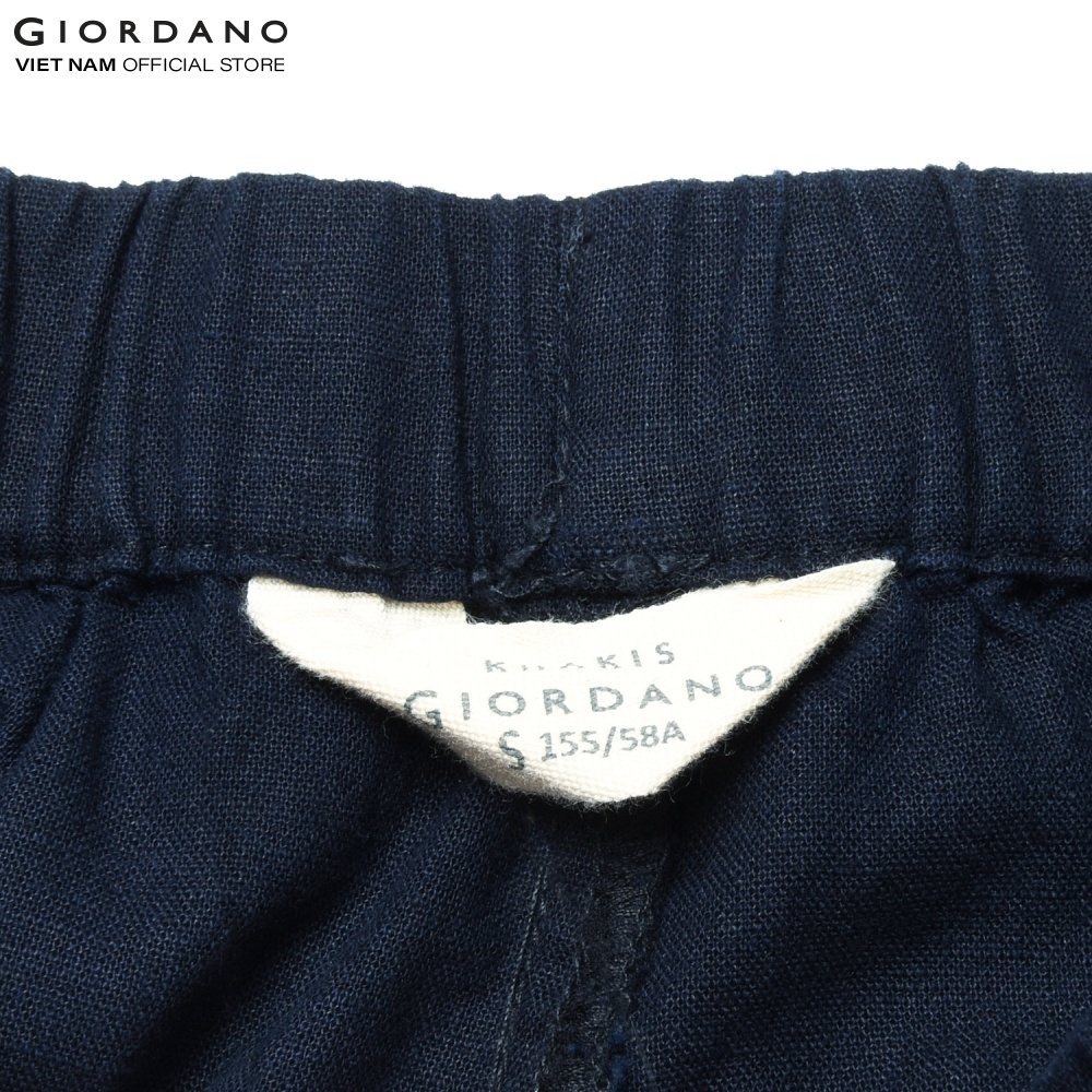 Quần Lửng Linen Nữ Giordano 05420228