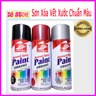 Sơn Xịt Tay Ô tô Xe Máy Cao Cấp - Siêu Bóng, Mịn, Bám Dính Tốt - Sơn Ô Tô Chuyên Dụng Chuẩn Màu HAOSHUN Paint D8 STORE
