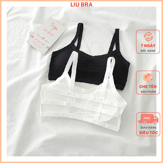 Áo bra học sinh 3 dây, áo lót học sinh cotton có kèm mút ngực