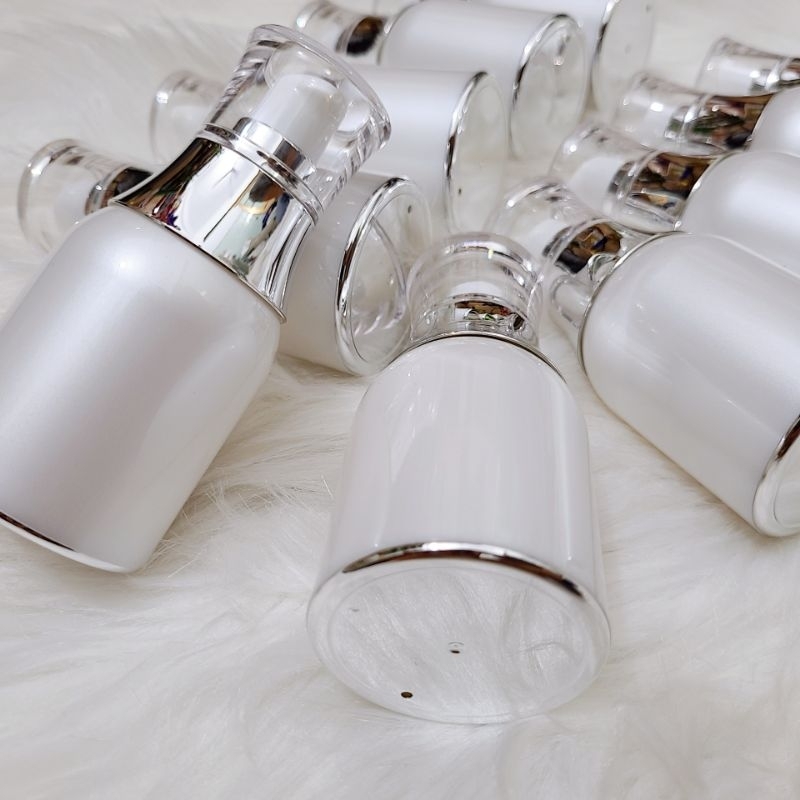 Chai hút chân không, chai chiết mỹ phẩm vòi nhấn 30g