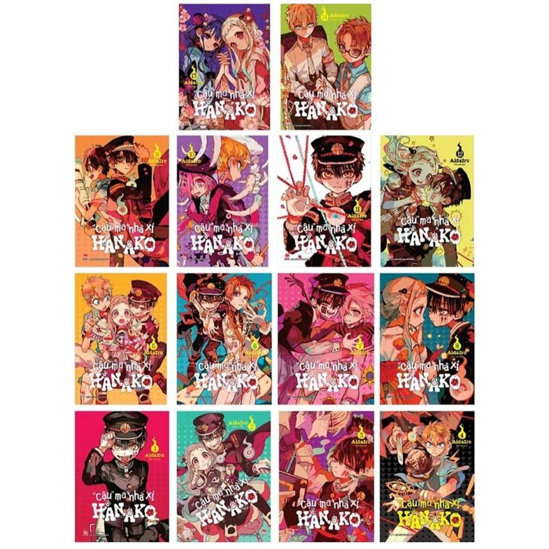 Sách - Combo Cậu Ma Nhà Xí Hanako Bộ 11 Cuốn (Từ Tập 0 Đến Tập 10)