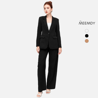 Blazer slimfit, áo Suit 1 Khuy Dài Tay