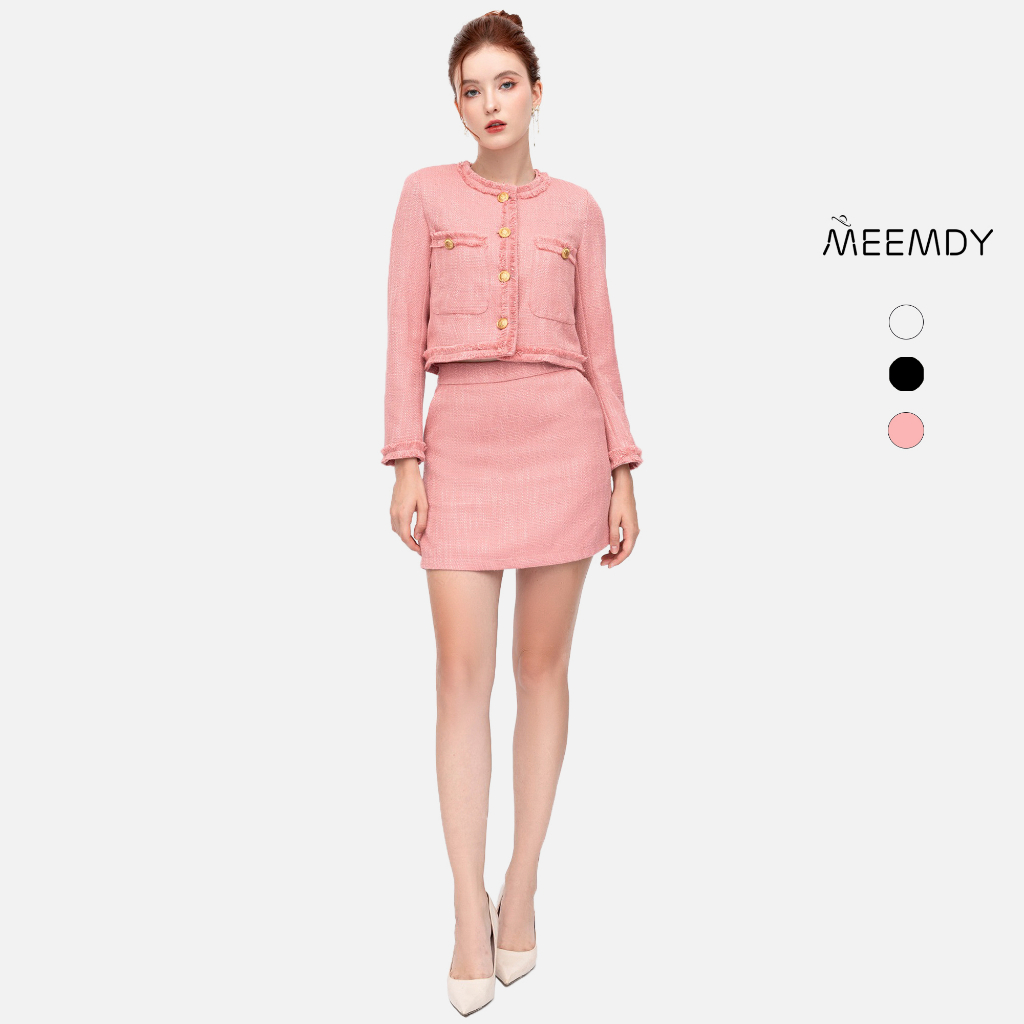 Set dạ tweed thiết kế Meemdy - Rina set