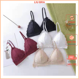 Áo lót nữ Bra Ren mềm CharmAiry áo ngực nữ mút mỏng không gọng hàng đẹp Hoa Đại Có Móc Gài