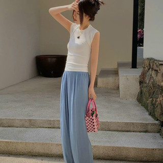 Quần Suông Đũi Lụa dễ phối đồ,tôn dáng-HVS-mã 2288