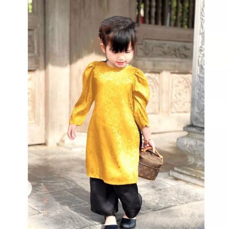 Áo Dài Gấm Tơ Cao Cấp
